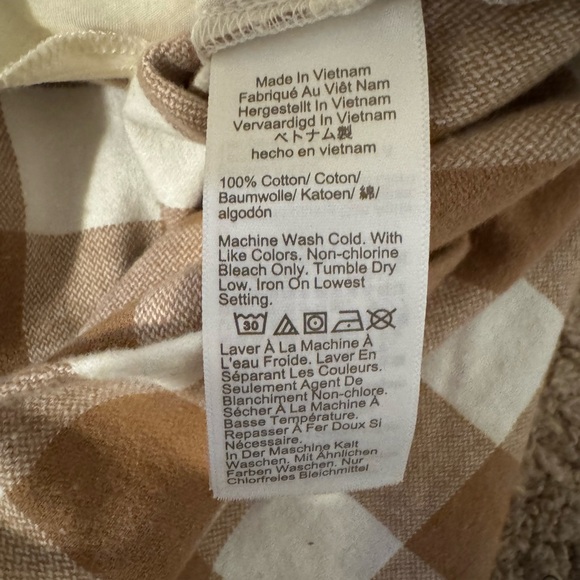 J. Crew Plaid Flannel Shirt-Jacket - Picture 6 of 7